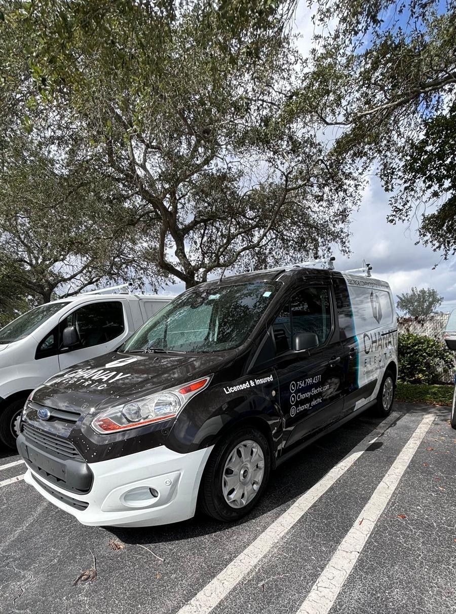 Chanay Electric working van