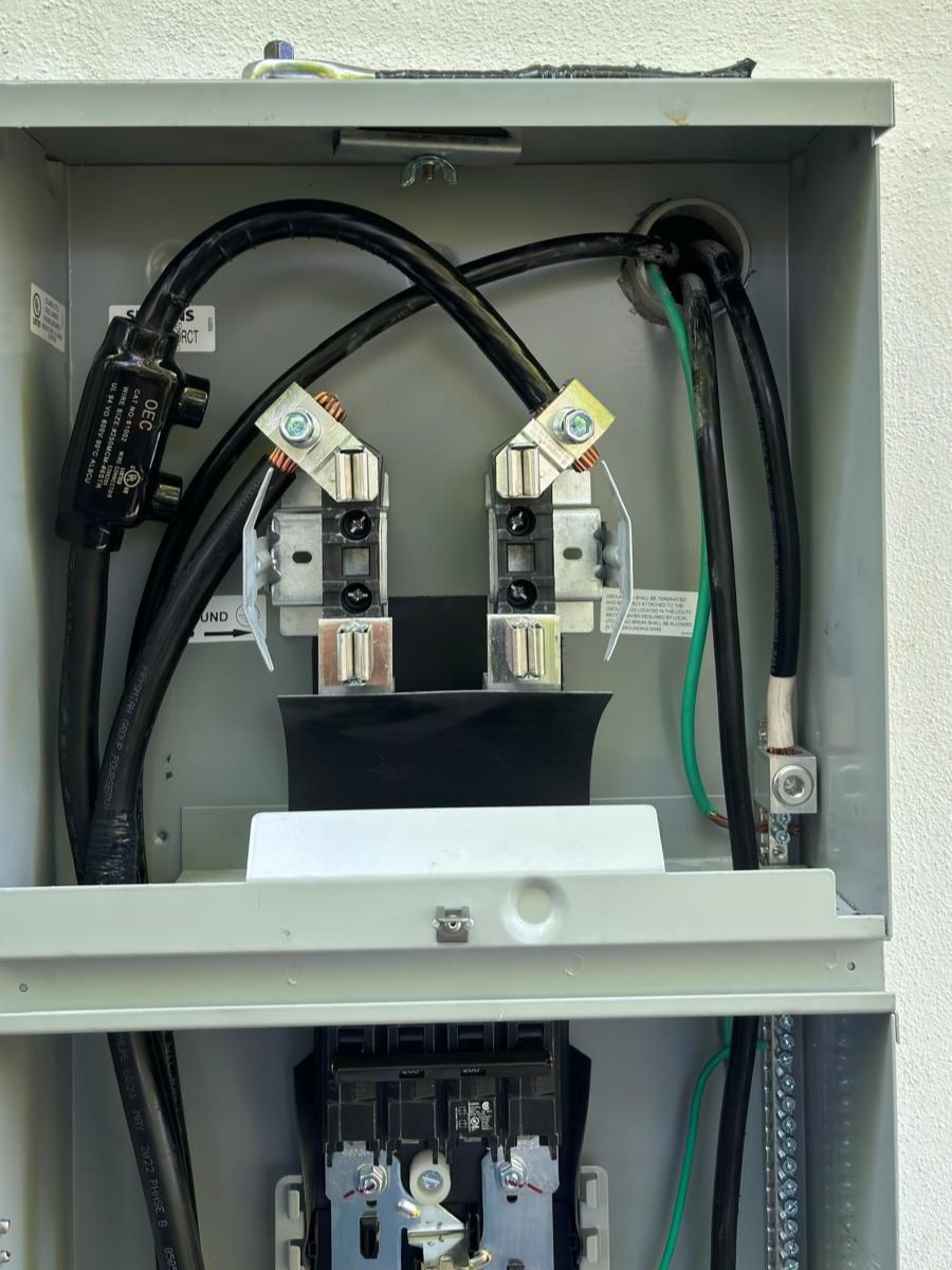 Electric car charging stations