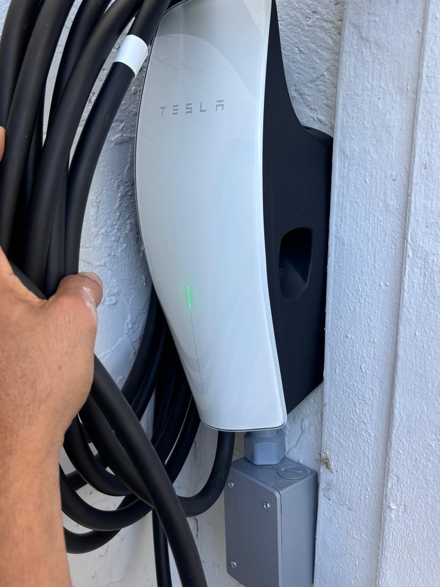 Electric car charging stations